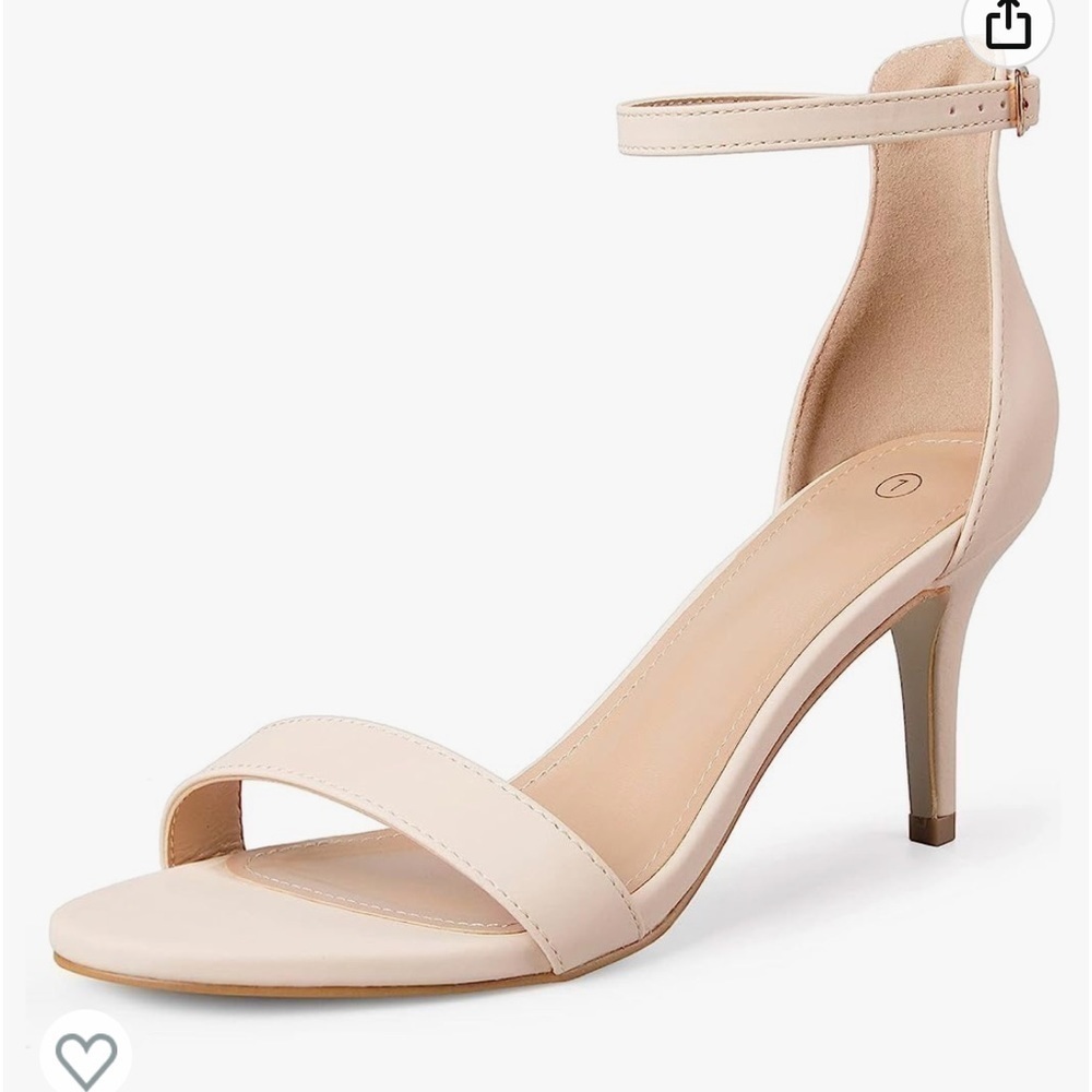 NWT size 9.5 mysoft Women's Stilettos Classic Strappy Open Toe Pump Heel Sandals